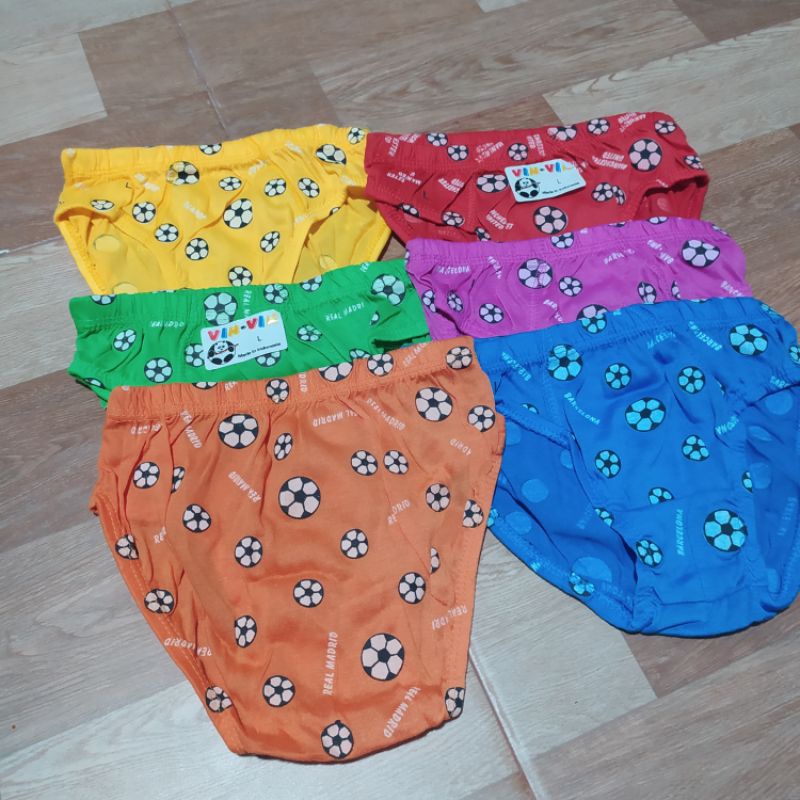 CELANA DALAM ANAK LAKI Untuk  3-8 TAHUN harga 3 pcs