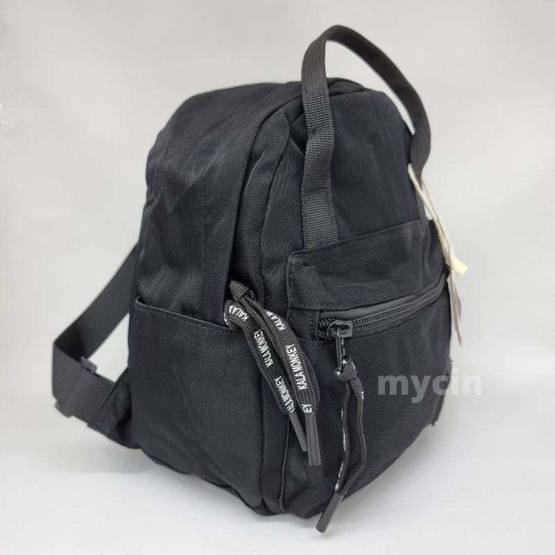 Tas Ransel Mini/ Tas Punggung Kecil/ Backpack Bag Wanita - Hitam Navy Maroon (3072)