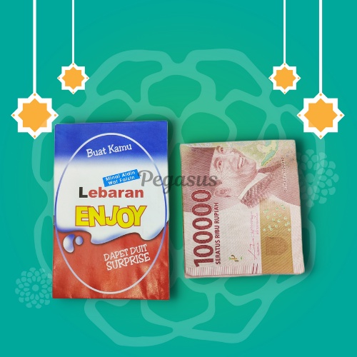 C70 Amplop Lebaran Snack Unik Kekinian Medium Isi 8 Lembar / Angpau Lebaran