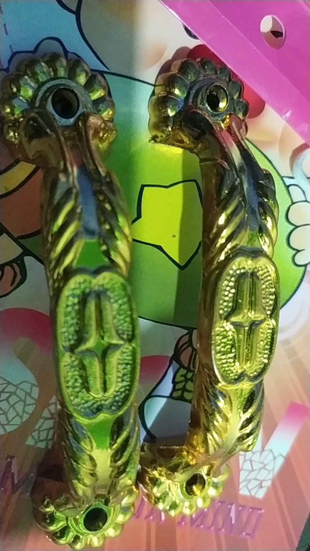 Handle Tarikan Pegangan Lemari Laci Obral Murah Plastik Kj 900 Gold