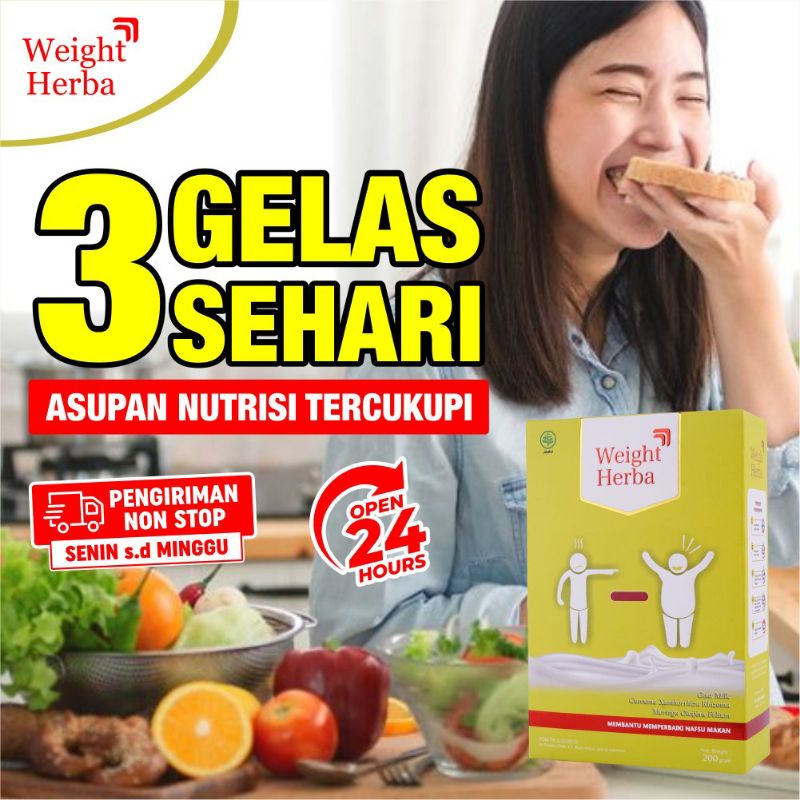 

[ TERLARIS ] WEIGHT HERBAL SUSU PENAMBAH BERAT BADAN TANPA GULA / TANPA OLAH RAGA