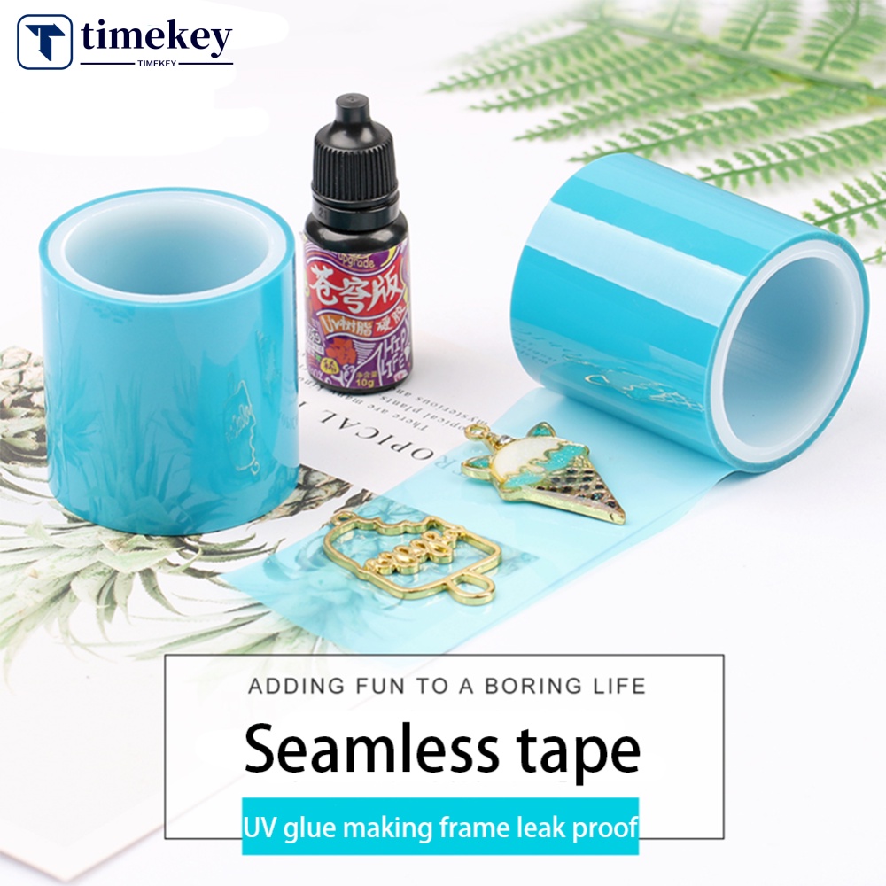 Timekey Stiker Tape Epoxy Resin Frame Metal Desain Hollow Tanpa Bekas A2K1