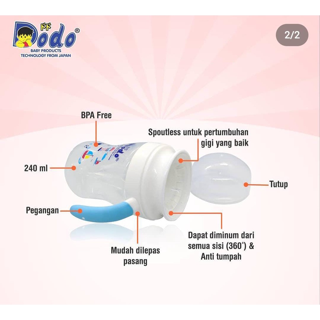 Dodo 360 Cup / Cangkir Minum Anak 12m+