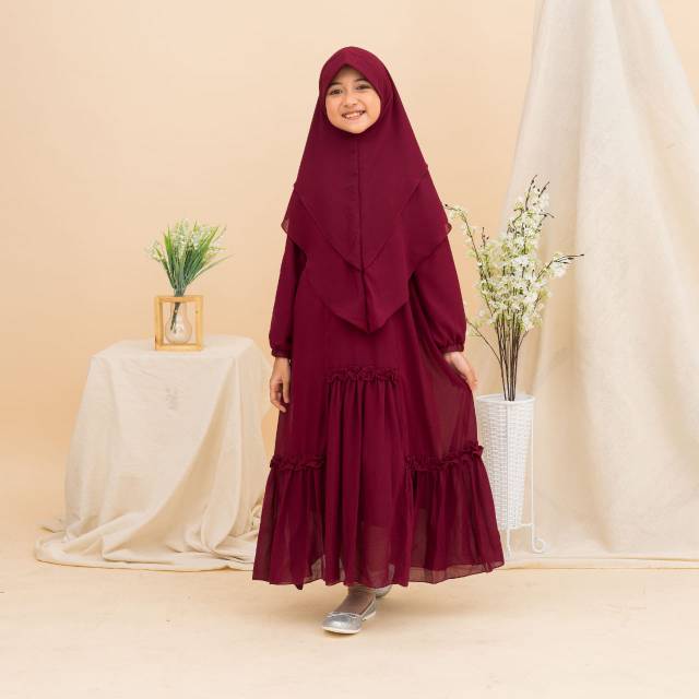 Sabrina gamis anak set