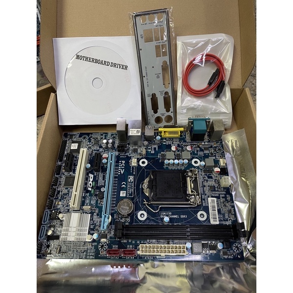 Mainboard H81 Merk Korea Garansi 1 Tahun full Set