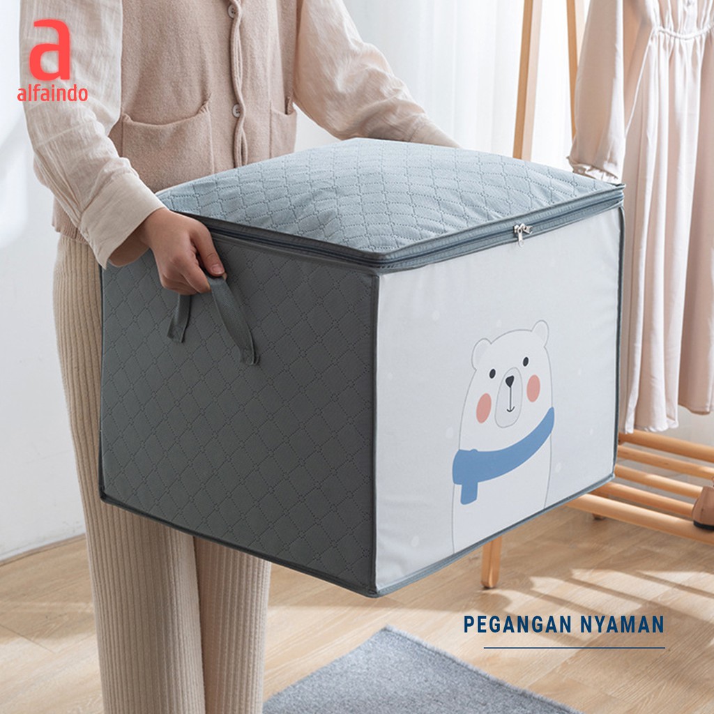 Kotak Penyimpanan Baju Selimut Mainan Serbaguna Storage Box Organizer TP008