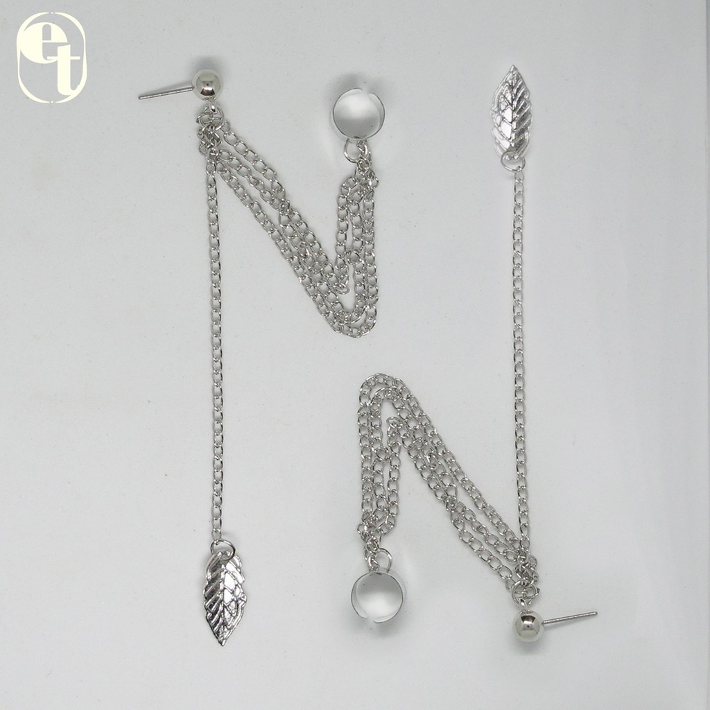 Anting rantai tusuk dan jepit | Anting lucu dan unik