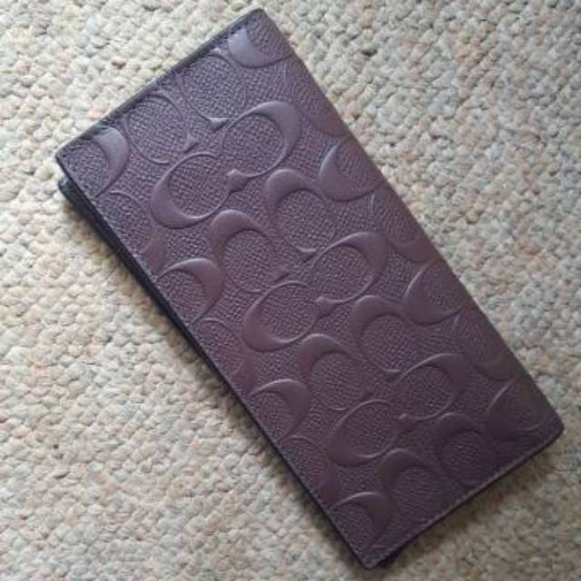 coach long wallet men