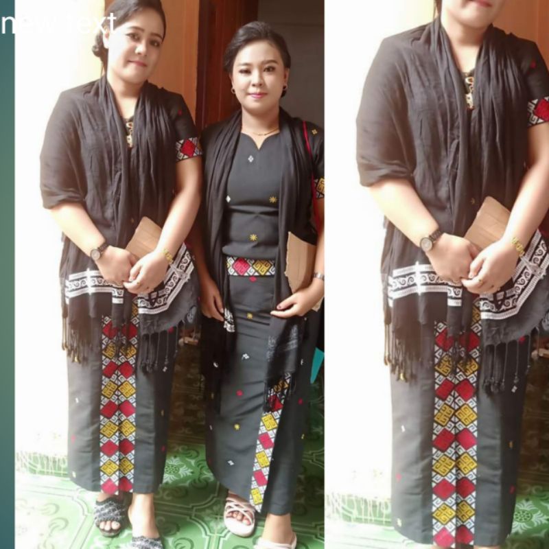 Selendang hitam /selendang hitam wanita /syal wanita /syal rajut-5