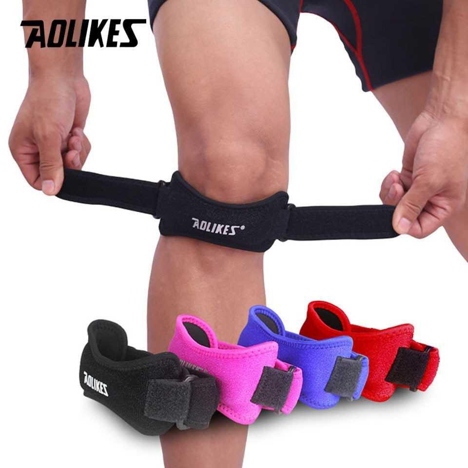 AOLIKES Pelindung Lutut Olahraga Knee Support Brace Wrap - A-7919