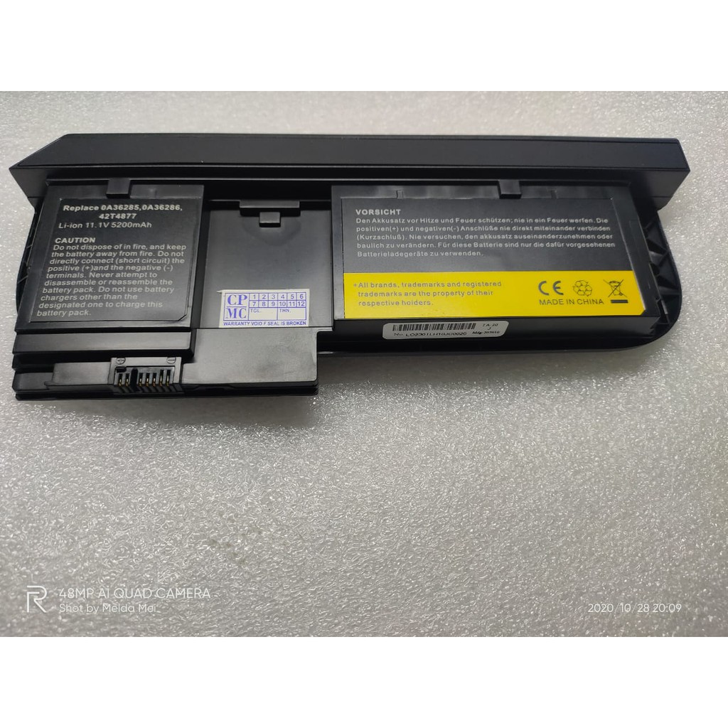 Baterai Laptop untuk Lenovo Thinkpad X220 X220 X230 X230i Tablet X220T X230T Seri 0A36285 42T4878 42