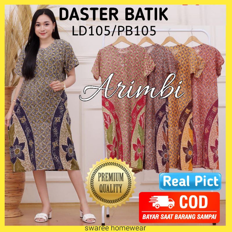 Baju Wanita Daster Murah Batik Pekalongan Baju Batik Wanita Modern Daster Rayon Busui Lengan Pendek