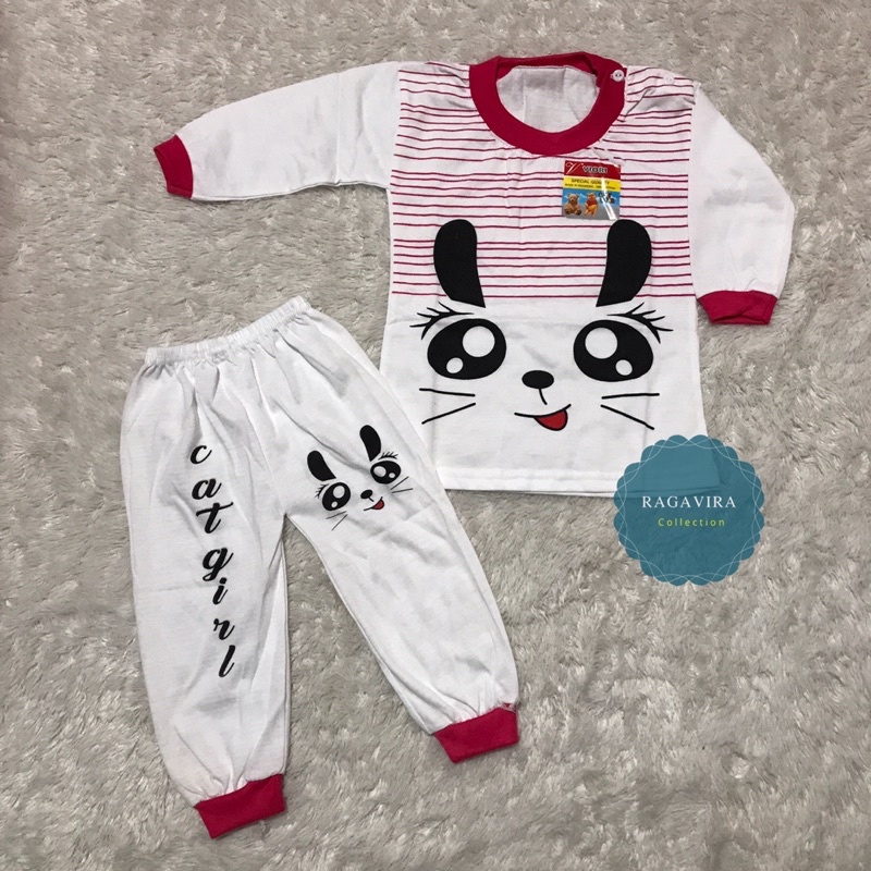 BAJU BAYI cute rabbit Setelan 3-18 Bulan (RG104)