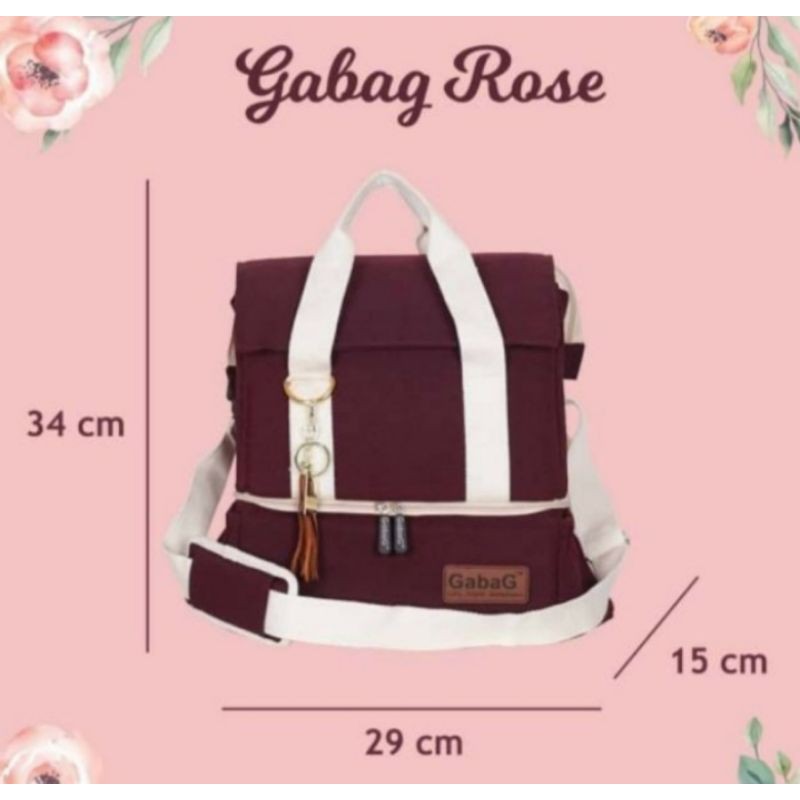 GABAG Executive Series Rose dan Caramel Cooler Bag Diaper Bag