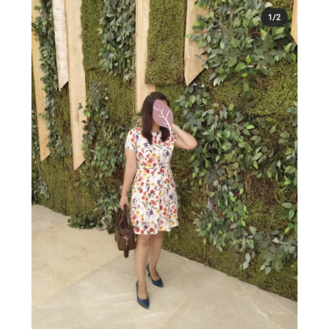 Dress Eprise Preloved/bunga