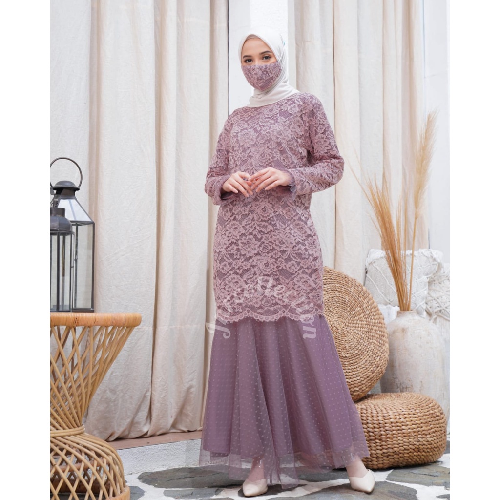 GAMIS MAYUMI FULL TILE BRUKAT FASHION MUSLIM GAMIS WANITA GAMIS KONDANGAN GAMIS TERBARU BAJU GAMIS GAMIS REMAJA DRESS KONDANGAN