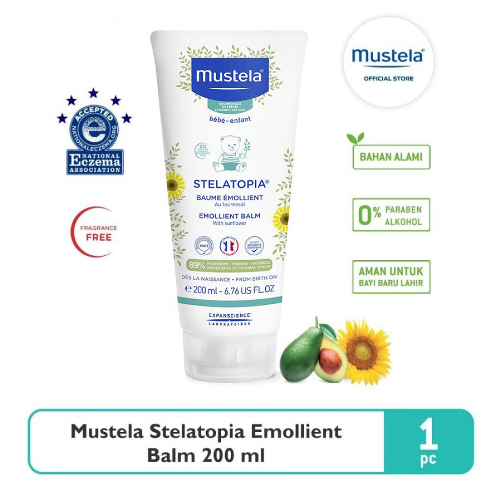 Mustela Stelatopia Emollient Balm - 200ml