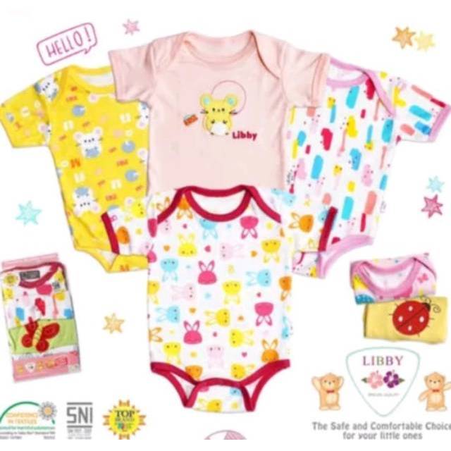 Jumper Libby Segitiga Pakaian Bayi Libby 4 in 1