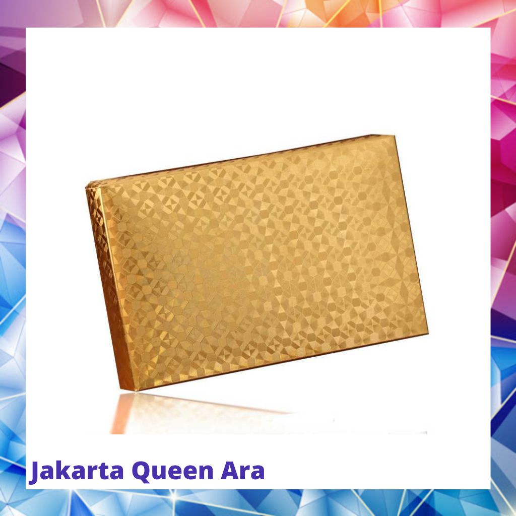 Kartu Remi Poker Lapisan Gold Foil - THKK9273