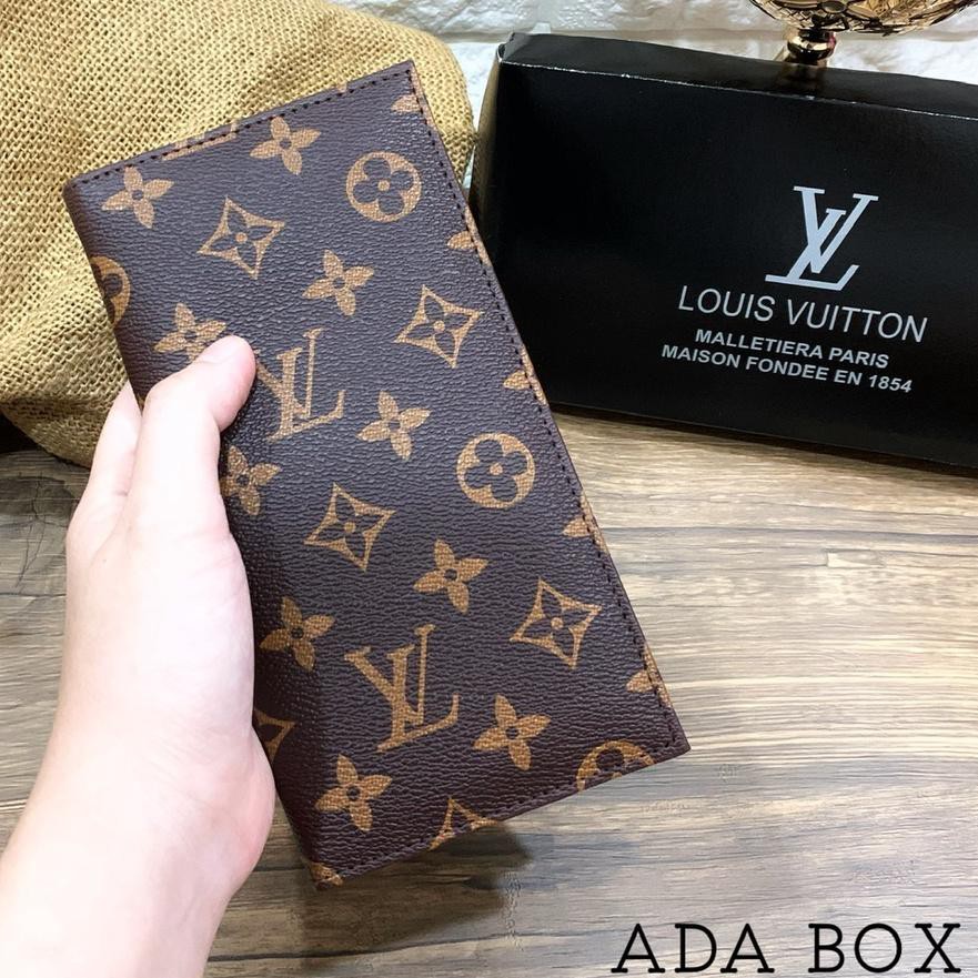 BISA COD DOMPET LV INSERT LIPAT PRIA WANITA SLIM PANJANG