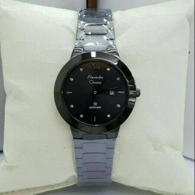 JAM TANGAN CEWEK/WANITA ALEXANDRE CHRISTIE AC 8569 FULL BLACK