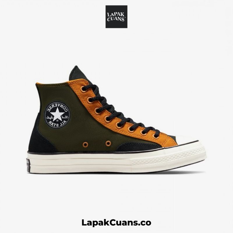 Converse Chuck 70s High Court Fusion Cargo Khaki Fire || Resmi PT. MAP