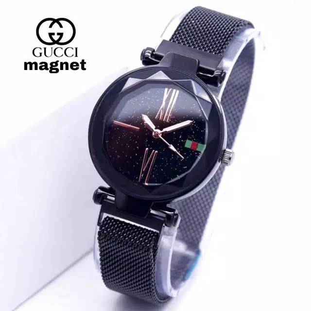 Ready Stok  jam Tangan Wanita Anti Air Magnetik G02 Strap Pasir / Ready 8 Warna