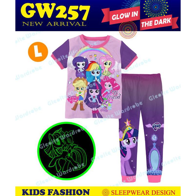 GW257-L - Piyama Anak - My Little Pony Human size 95-140
