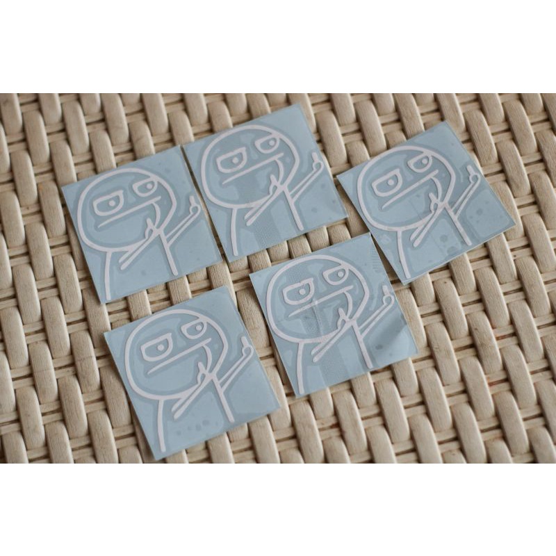 Sticker Emoji Jari Tengah / Sticker Middle Fingers / Sticker Emot fakyu / Sticker Finger Emot Pucek 