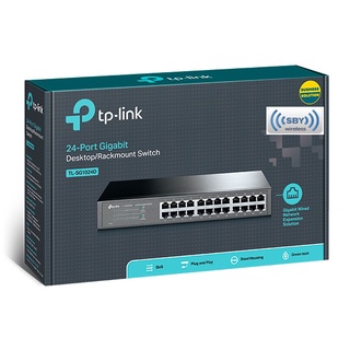 TPLINK TL-SG1024D Switch Hub 24 Port Gigabit Unmanaged METAL Case TP-LINK