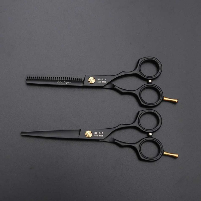 Set Alat Gunting Cukur Rambut Salon Sasak Flat Hair Scissors 5.5 Inch 7RHXK7BK