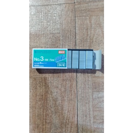 

Isi staples Max no 3-1M (harga 1 kotak kecil sesuai gambar)