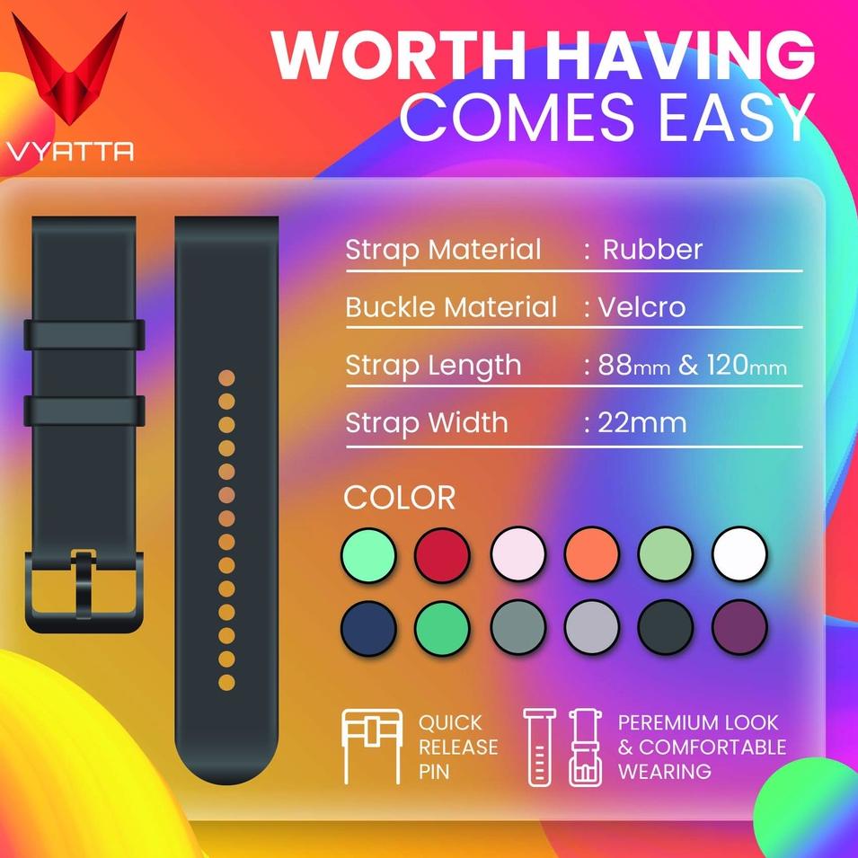 Telah Hadir.. Fitme Strap S 22mm for VYATTA FITME SMARTWATCH