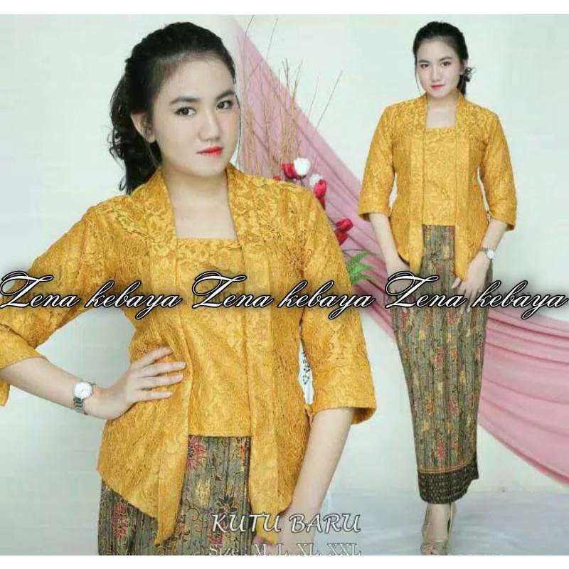 SET KEBAYA MODERN KEBAYA WISUDA KEBAYA KUTUBARU KEBAYA PESTA ROK PRISKET BATIK