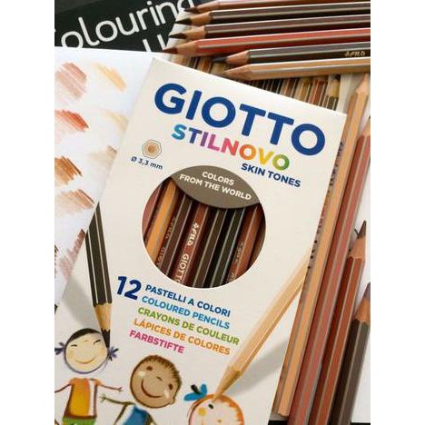 

Sale!! Stilnovo Skin Tone Coloured Pencil Giotto Terbaru