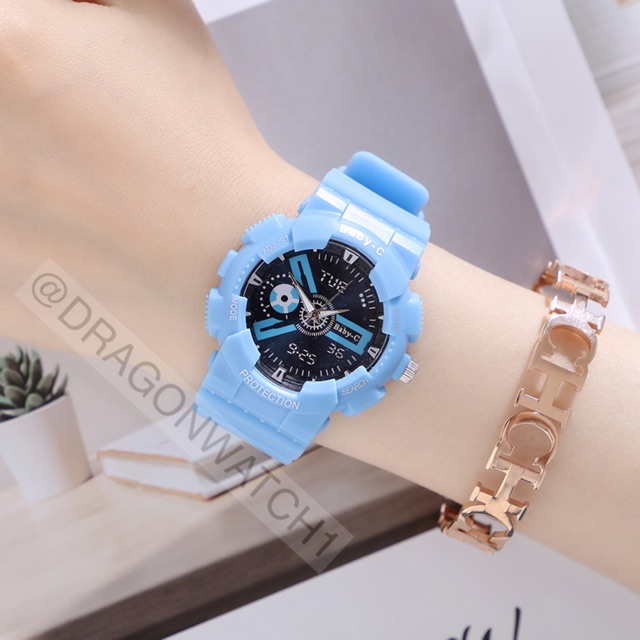 ［Ready Stock］Jam tangan sport jarum wanita kualitas super S1068