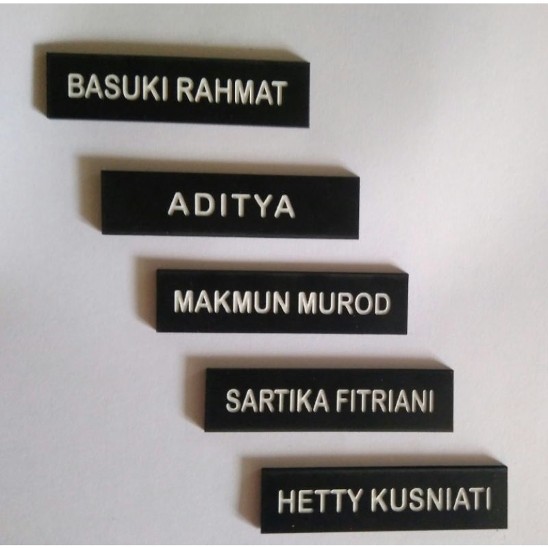 

Nama Dada / Name Tag magnet