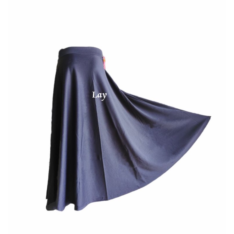 Rok Jodda Scuba Premium // Rok Payung murah // Rok Scuba premium-Navy
