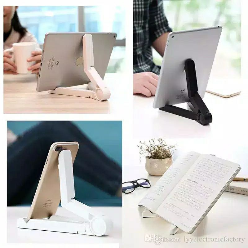 Holder Stand Tablet Universal Allsize Dudukan Penyangga iPad HP - Hitam