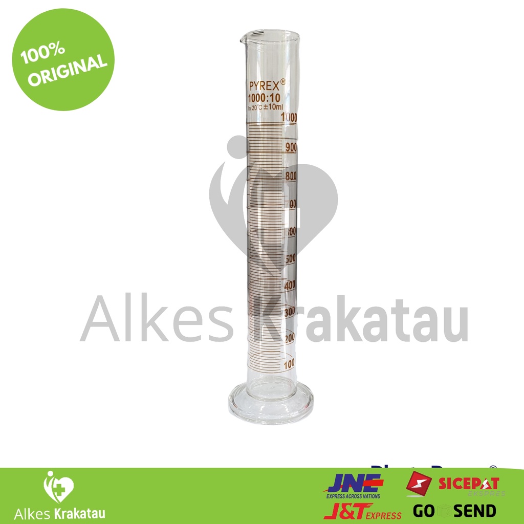 Gelas Ukur 1000ml Pyrex / Measuring Cylinder 1000 ml / 1 Liter / 1L