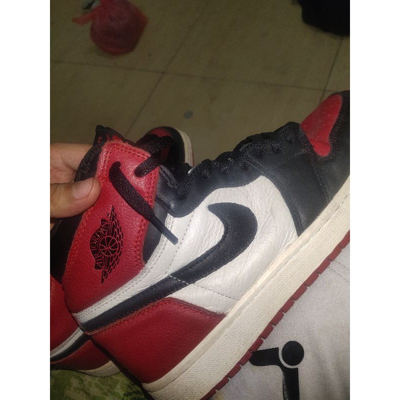 Nike air jordan high bred toe second