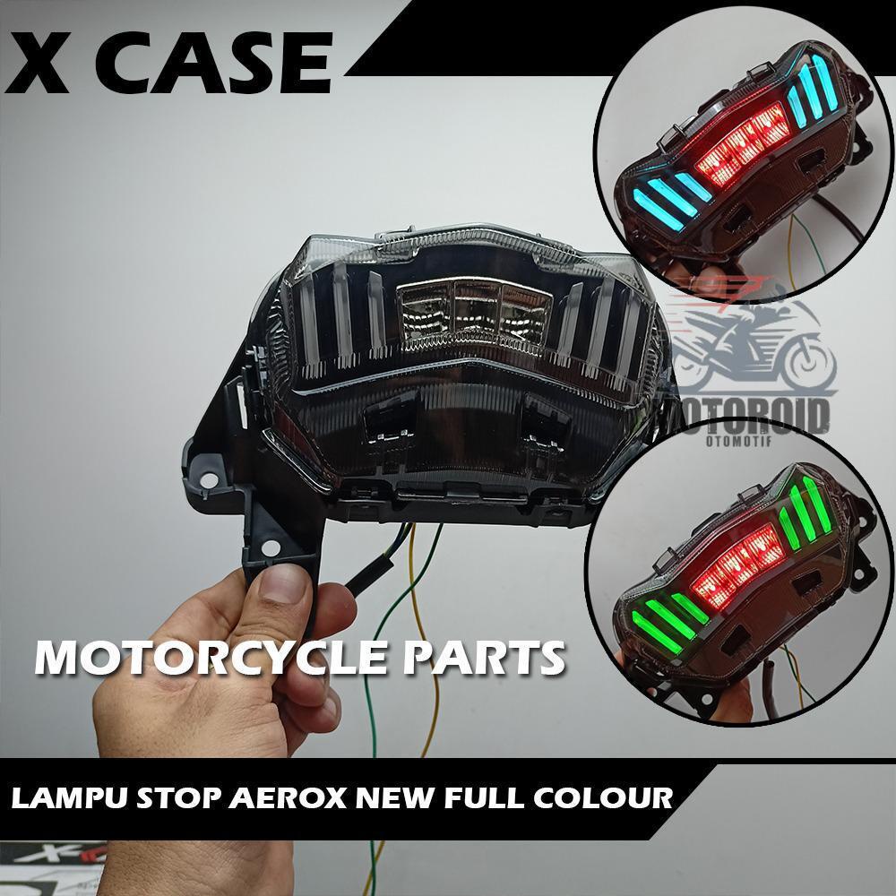 LAMPU STUP AEROX NEW 7 WARNA RAINBOW NVX 155 ALL IN STAY  STOPLAMP