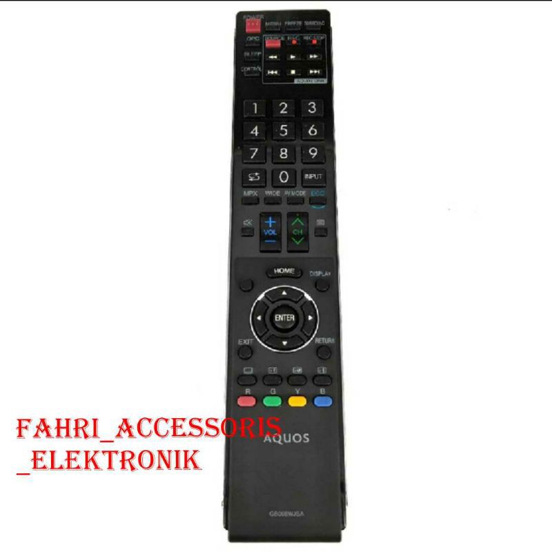 REMOT TV SHARP AQUOS / REMOT SHARL TV / GB008WJSA ORIGINAL 100% / QUATTRON