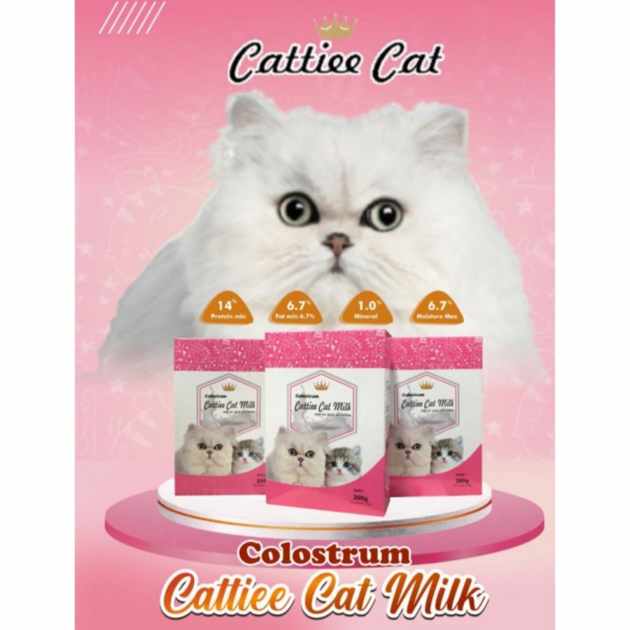 Cattiee Cat Milk Colostrum - Susu Kucing ckr