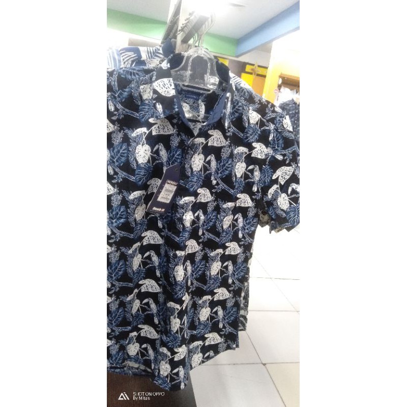 Kemeja Benhill Printing Lengan Pendek