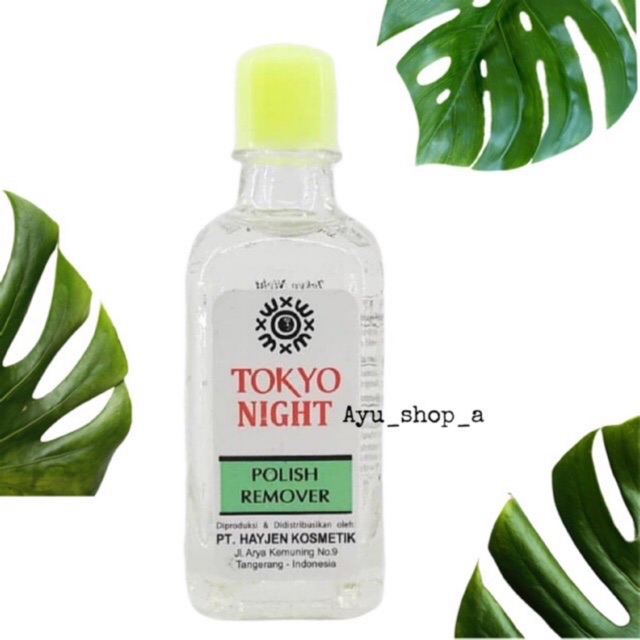 ✿ELYSABETHME✿ тσкуσ ηιgнт Tokyo night aseton botol kaca penghapus kutek lembut di tangan kuku kultikula tanpa alkohol