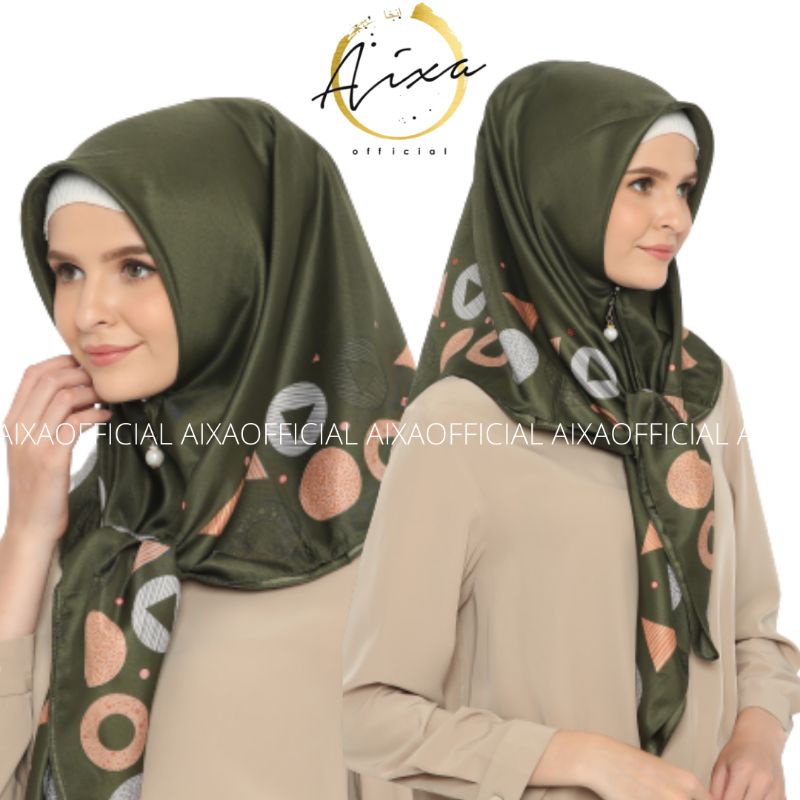 HIJAB INSTAN ZIPPER MOTIF VOAL / SEGI EMPAT INSTAN ZIPPER