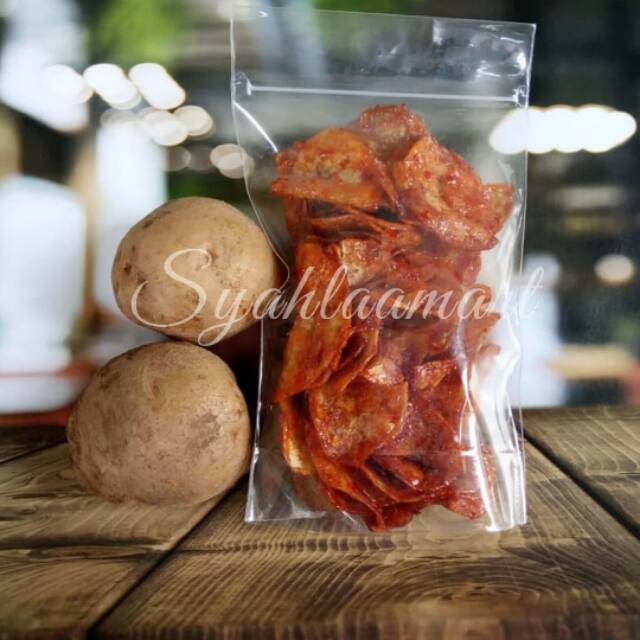 

Keripik Kentang Pedas Gila 250 Gram