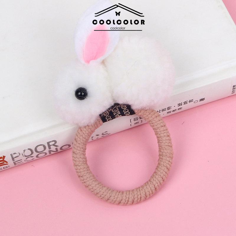 COD❤️Tali Rambut Gadis Karet Lucu Tiga Dimensi Kelinci Wanita Korea Fashion Ring Jewelry Perhiasan Aksesoris Ready Stock