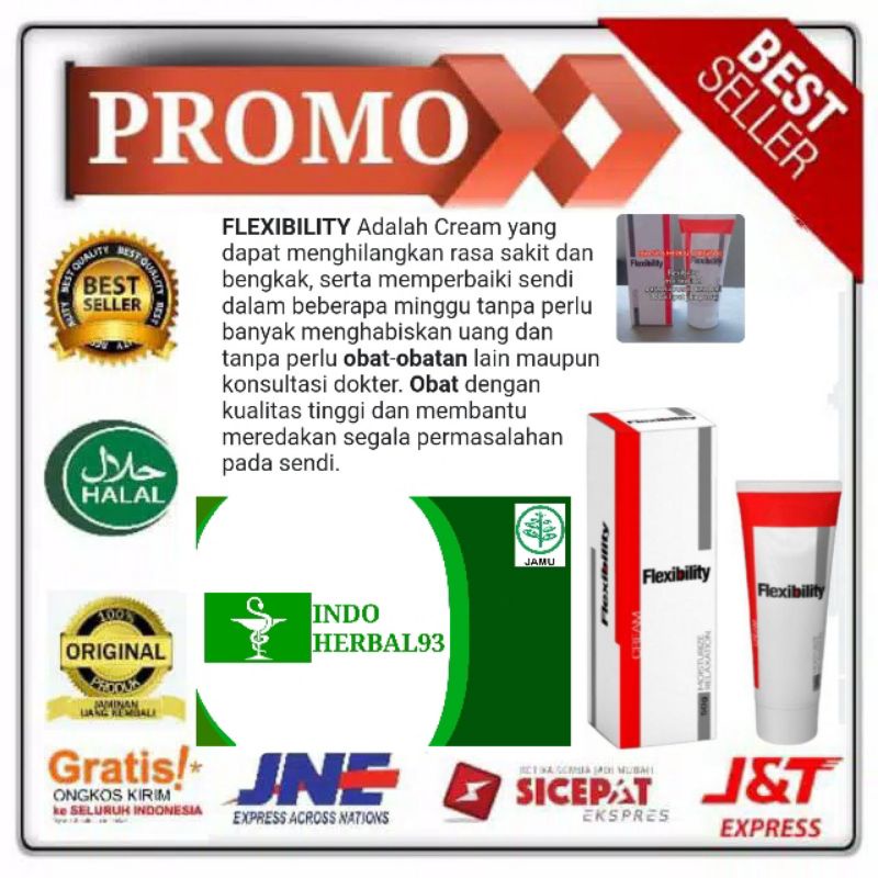 Flexibility Asli 100 % Original Cream Flexibility Atasi Sendi Bermasalah Secara Alami